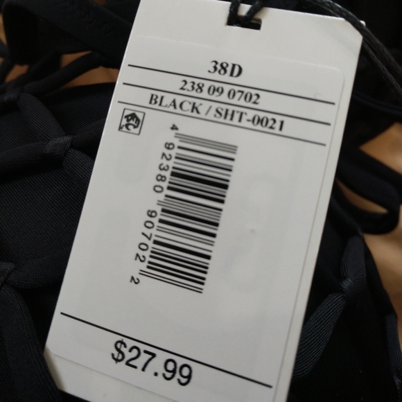 NWT Shade & Shore Caged Swimsuit Bikini Halter Top - Picture 6 of 8